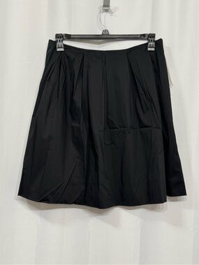 Kenneth Cole NY Women’s Black Pleated Knee Length Fit & Flare Classic Skirt 8